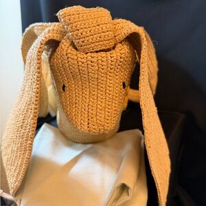 Loewe Woven Straw Tote with Yellow Accent